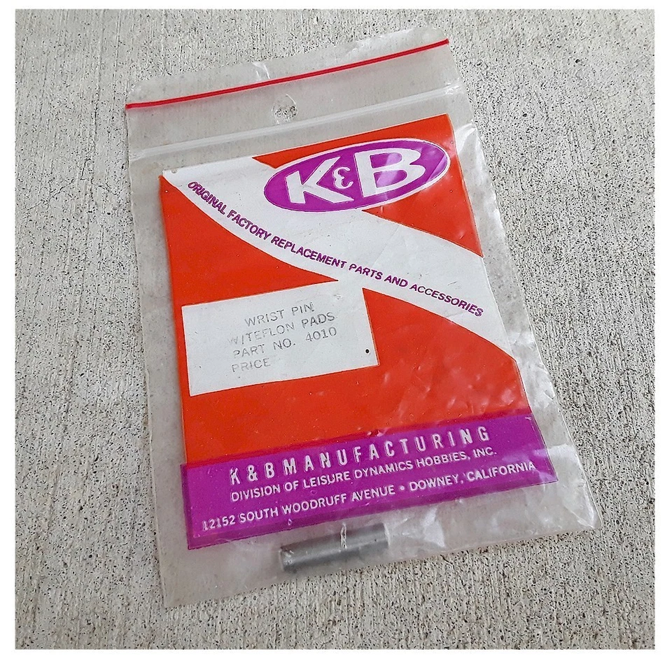 Vintage K&B Engines 4010 Wrist Pin w/Pads for K&B .40 Engine Old Stock NIB - Image 1 of 1