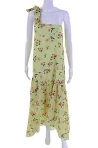 Paloma Blue Womens One Shoulder Floral High Low Sundress Yellow Size XS - Picture 1 of 6