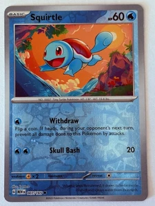 Squirtle 7/165 - Doble Remolino Cosmo - Holo Cosmos Inverso - S&V 151 Pokémon - Imagen 1 de 4