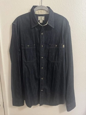 Camisa Timberland Denim Abotonada - Para Hombre Mediana Foto 1 de 3