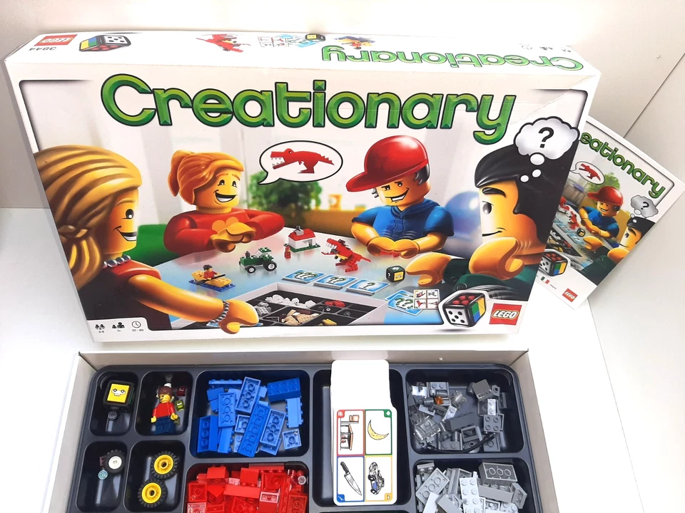 Innen fast wie neu: Lego Creationary 3844 Spiel Bauen Fantasie Kreativität TOP - Bild 1 von 4