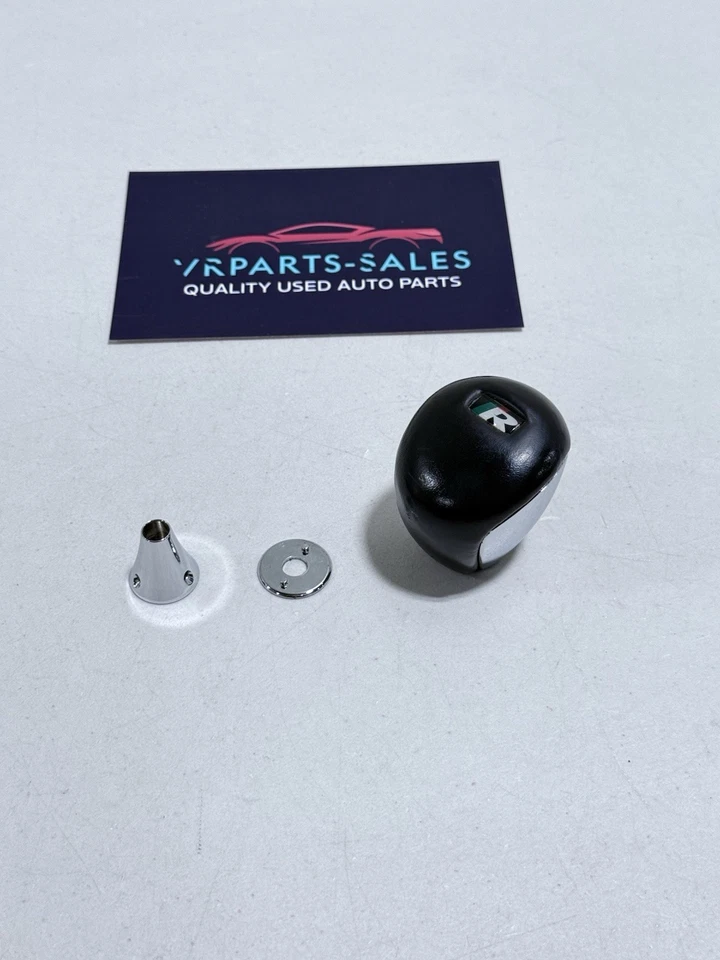 07-09 JAGUAR XKR X150 PERILLA DE CAMBIO PERILLA DE CAMBIO CROMO CUERO NEGRO #3579 Foto 1 de 4
