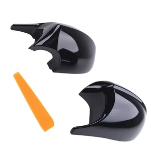 Side Mirror Cover Caps Set for BMW E92/E93 2006-2009 51167135098 Black Pair - Foto 1 di 12