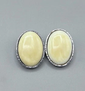 Vintage Designer Ohrringe / Ohrclips Perli Silber 835 - Bild 1 von 6