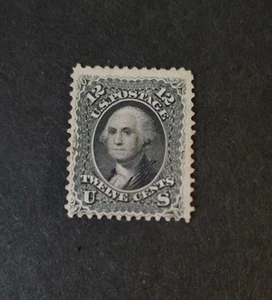 1861 US Stamp Scott #69, 12c Washington, Unused, NG, Gorgeous Piece - Picture 1 of 2