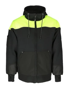 SALE! NEW RefrigiWear Freezer Edge Hooded Jacket 3 Layer Full Zip Sweatshirt 2XL - Picture 1 of 8
