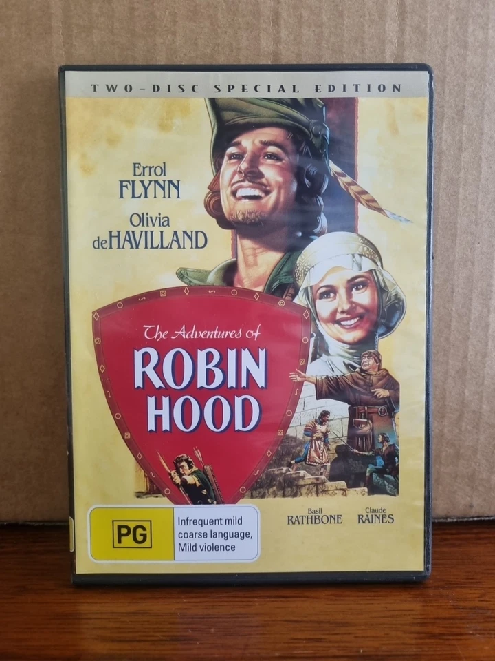 The Adventures of Robin Hood (Special Edition, DVD, 1938)VGC. Reg4 - image 1 of 1