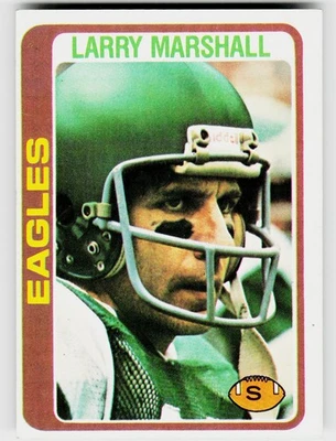 Larry Marshall, 1978 Topps, #358, Philadelphia Eagles, - Image 1 of 2
