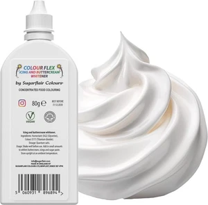 Colour Flex Icing Whitener Food Colouring For Whitening Buttercream 80g - Picture 1 of 9
