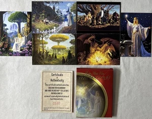Greg & Tim Hildebrandt 1997 conjunto de vista previa de 6 cartas su arte Tolkien con caja - Imagen 1 de 14