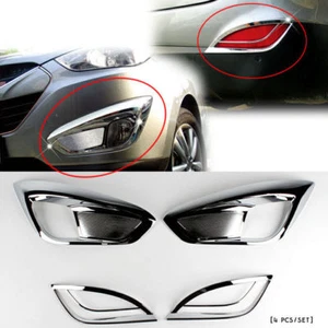 Chrome Fog Lamp Cover molding Trim for Hyundai 2010-2013 ix35 / Tucson ix K-031 - Picture 1 of 6