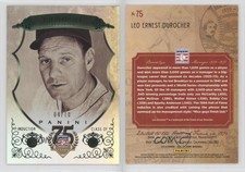 2014 Panini Hall of Fame Green Shield Green /10 Leo Durocher #75 HOF Shield