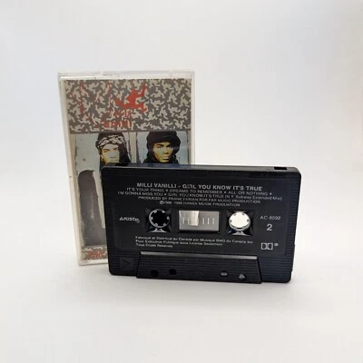 Girl You Know It’s True -/ Milli Vanilli (Cassette Tape) Hip Hop Pop Rap - Image 1 of 4
