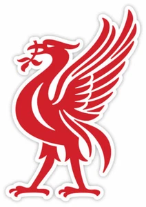 Calcomanía adhesiva pájaro Liverpool 4" x 5" - Imagen 1 de 1