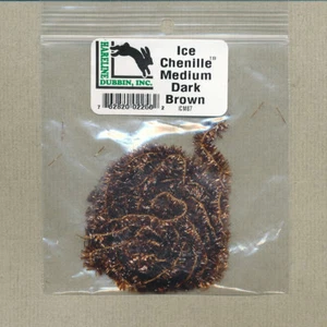 Ice Chenille - medium - dark brown - bag 3 yds ICM87 - Picture 1 of 1