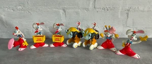 Lotto Lavoro Bundle di 7 Figurine Chi Incornicia Roger Rabbit PVC 3" Amblin 1987 - Foto 1 di 5
