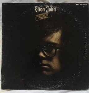 Elton John Self Titled  LP Reissued Promo MCA Rainbow Label - Imagen 1 de 5