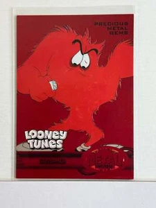 2024 Fleer Retro Looney Tunes Metal Universe 97/98 PMG Red #13 Gossamer 011/100 - Picture 1 of 2