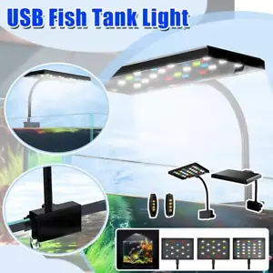 Lámpara de crecimiento de plantas acuáticas de espectro completo con luz LED para acuario USB U5K2 - Imagen 1 de 26