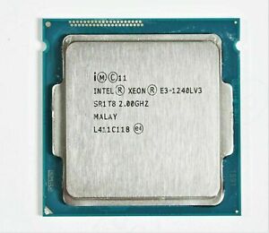 Intel Xeon E3-1240L V3 LGA 1150 Server CPU Processor 2GHz 4-Core 8M Cach 25W
