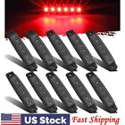 Smoked Red Led Side Marker Clearance Lights For Trailer Truck Caravan Boat