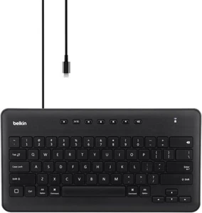 Belkin Wired Keyboard For Apple iPad With Lightning Cable - B2B124 $59.99 MSRP - Picture 1 of 1