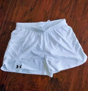 ¡El último! ¡Raro! Pantalones cortos para correr Under Armour Breakaway para hombre de 2,5" todos blancos - Imagen 1 de 2