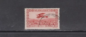 Saargebiet 126 I " Flugpostmarke 1928 " deutlicher Plattenfehler BPP-geprüft - Bild 1 von 2