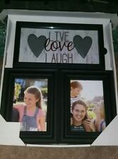 3-Piece Collage Photo Frame Set * Brand New in Package * Live, Laugh, Love!