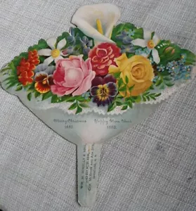 Syracuse N.Y 1882 William Schilly & Bro Groceries carta commerciale ventaglio fiori... - Foto 1 di 6