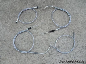 Honda Dream 305 C72 CA72 C77 CA77 Speedometer Clutch Brake Throttle Cable Grey B - Picture 1 of 6
