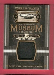 WWII WORLD WAR ROYAL AIR RAF FLIGHT LIEUTENANT TUNIC  RELIC CARD GOODWIN MUSEUM - Picture 1 of 2