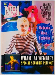 Madonna LEIGH BOWERY Boy George RIK MAYALL No 1 magazine July 1986 Falco CARMEL - Picture 1 of 1