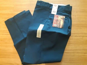 Dickies 874 Work Pants Easy Care Durable Stain Release Classic Fit Blue 42 x 32 - Picture 1 of 3