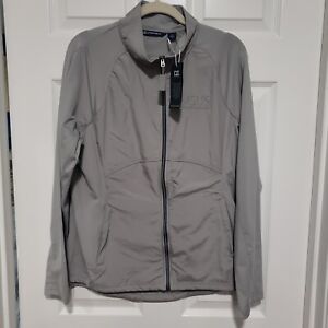 NWT Cutter & Buck Adapt Hybrid Recycled Jacket gray Microsoft Large MSUS S31