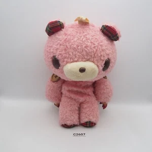 Gloomy Bear Pink C2607 Grizzly Zipper Mori Chack CHAX CGP-233 Taito 8" Plush Toy - Picture 1 of 8