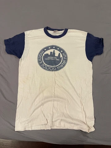 Kansas City Macy's Jersey Vintage 10k L Large Retro 80s 1981 Cover