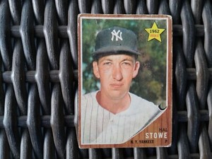 1962 Topps Hal Stowe #291 FR/GD