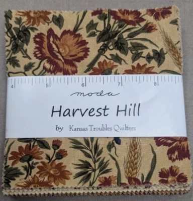 Harvest Hill Charm Pack for moda- 5" Squares x 42 squares - Image 1 of 2