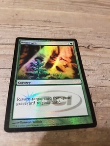 MtG Regrowth FOIL /EX /Judge Rewards Promos, light played - Bild 1 von 2