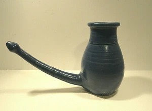 Krukmaker Sweden Blue Vase / Pitcher Signed Gamla Stans Krukmaker - Picture 1 of 7