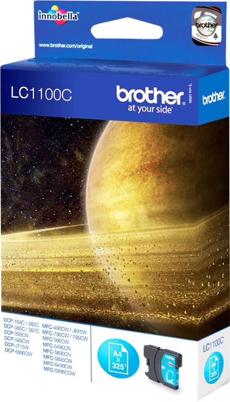 Brother LC1100C cartouche d'encre authentique cyan (TVA incluse) - Photo 1/1