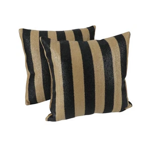 2 Pack Outdoor Throw Pillows Patio Cushions Simulated Straw Weaving Strip) Garde - Picture 1 of 7