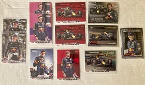 2024 Topps Paddock Pass Topps Chrome 12 Cards Max Verstappen Lot - Picture 1 of 1