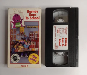 Barney Goes To School - Sing Along (VHS, 1989) - Picture 1 of 2