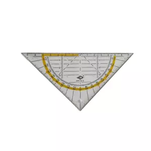 WEDO® Geodreieck Zeichendreieck Lineal ohne Griff Geo 16 cm Mathe Messen Maß - Bild 1 von 3