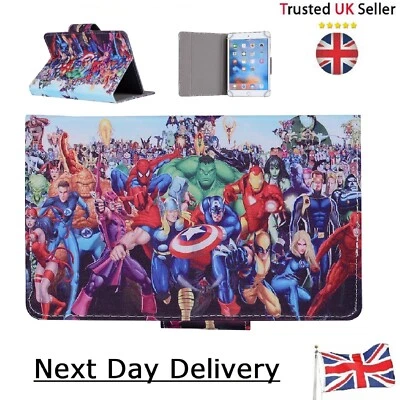 CARTOON CASE WORLD Marvel Avengers Super Heroes - Tablet Case for 7 " 8 " 9.7 " 10.1 " inch Tab
