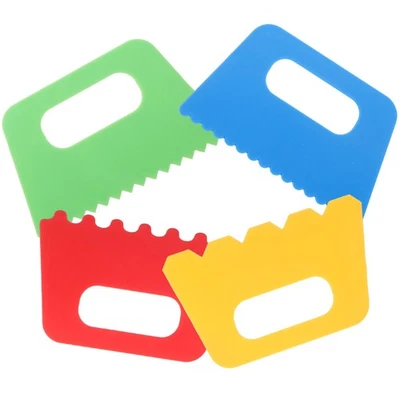  4pcs Bambini Art Painting raschietto spazzole dipinto fai da te graffiti - Image 1 of 4