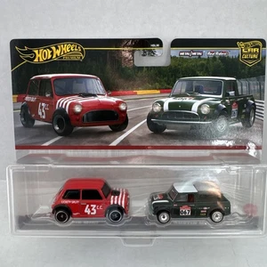 Hot Wheels Premium Car Culture Twin Paquete de 2 Morris Mini y '67 Austin Mini Pickup - Imagen 1 de 2