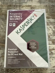 Kaspers Internet Security 2013 Full Version for Windows, Mac NEW SEALED - Picture 1 of 2